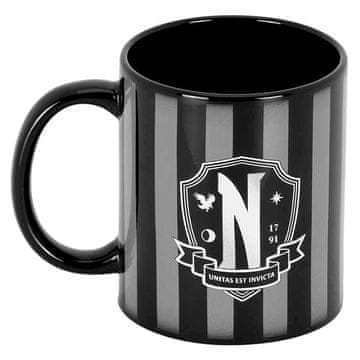 Northix Šalica za kavu Wednesday, keramička, 295 ml, periva u perilici posuđa