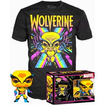 Northix Marvel Wolverine Black Light Pop figura, kolekcionarska igračka