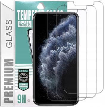 3x PremiumGlass 9H kaljeno staklo za iPhone 11 Pro
