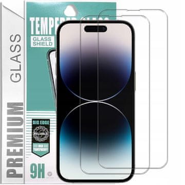 2x PremiumGlass 9H kaljeno staklo za iPhone 14 Pro
