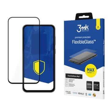 Samsung Galaxy S23 FE - 3mk FlexibleGlass Max crna