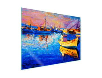 Zaštitna staklena ploča za štednjak 70x52 Boats