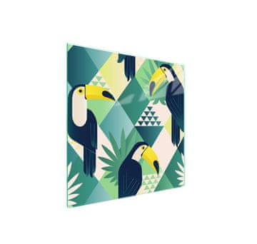 Zaštitna staklena ploča za štednjak 50x52 Tukan