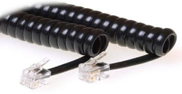 MicroConnect RJ10-RJ10 4m M/M crni