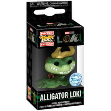 Northix Loki Alligator Pocket POP privjesak za ključeve, Marvel kolekcionarska figura