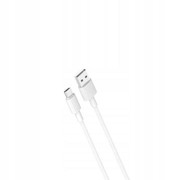 XO XO USB kabel za punjenje - MicroUSB tip B 1 m bijeli
