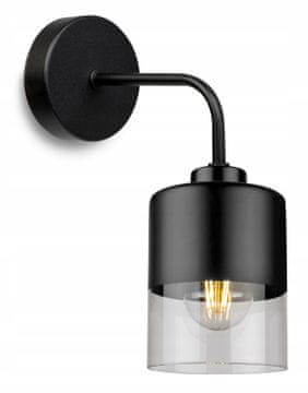 Moderna elegantna stolna lampa sa staklenim sjenilom