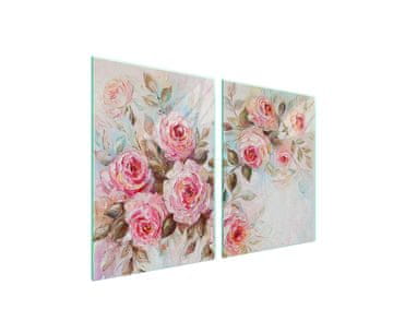 Zaštitnik za staklenu ploču za kuhanje 2x45x52 Roses