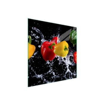 Staklena zaštita za štednjak 50x52 Paprika
