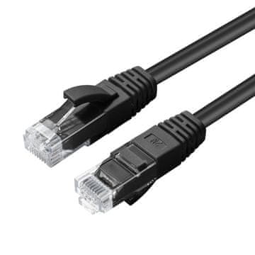 MicroConnect RJ45 mrežni kabel MC-UTP6A0015S crni 0,15 m Cat6a U/UTP