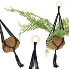 Esschert Design Makram vješalica za biljke h58 cm