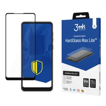 Samsung Galaxy A21 - 3mk HardGlass Max Lite crna