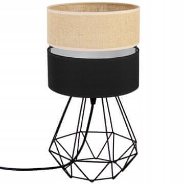 GH STOLNA LAMPA OD JUTE SABANUR 20 CM CRNA