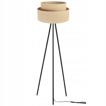 GH PODNA LAMPA STOJEĆA TRONOŽAC METALNI ABAŽUR 45 CM