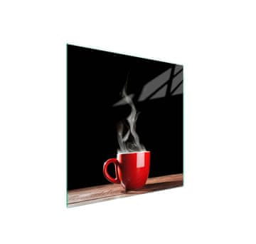 Staklena zaštita za ploču za kuhanje 50x52 Kava