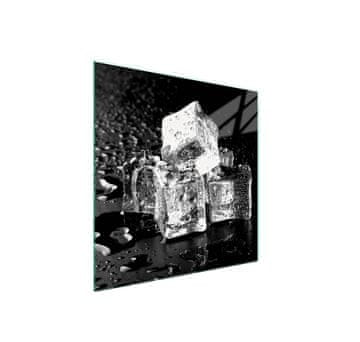Staklena zaštitna ploča za štednjak 50x52 Ice