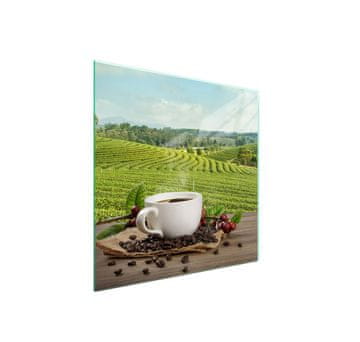 Staklena zaštita za ploču za kuhanje 50x52 Kava