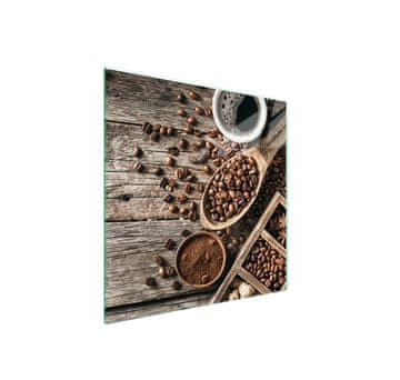 Staklena zaštita za ploču za kuhanje 50x52 Kava