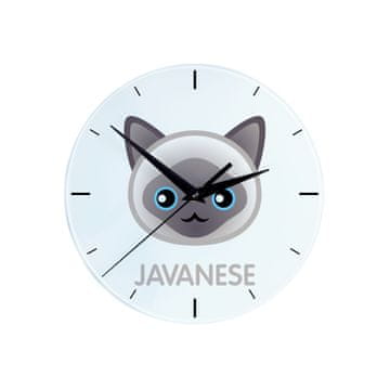 Javanski - MDF sat s grafikom i natpisom