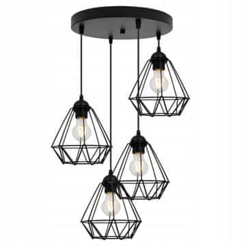 Viseća žičana loft lampa, luster s LED izborom