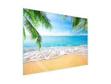 Staklena zaštita za ploču za kuhanje 70x52 Beach