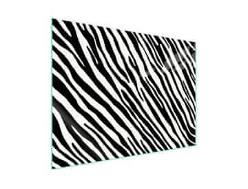 Staklena zaštita za kuhanje 70x52 Zebra
