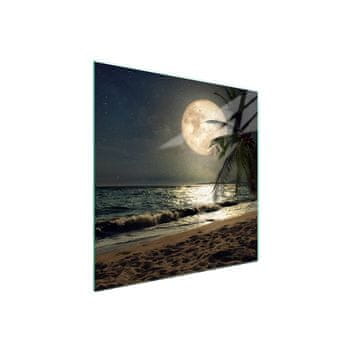 Staklena zaštita za ploču za kuhanje 50x52 Beach