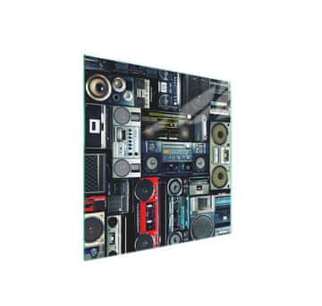 Staklena zaštita za ploču za kuhanje 50x52 Music