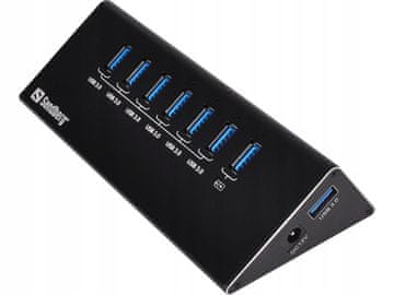 Sandberg USB 3.0 hub sa 6+1 portova (133-82)
