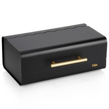 Vilde Crna metalna posuda za kruh 36x23x14,5 cm