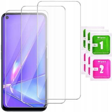 3x Kaljeno Staklo ZA OPPO A72 ZA 9H Zaslon | Pakiranje od 3 komada