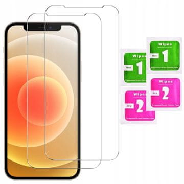 2x kaljeno staklo za iPhone 12 / 12 PRO glass 9H | pakiranje od 2 komada