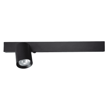 Ekolight Kinkiet magnet 9W+1xGU10 3000/4000K crni, lijevi