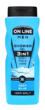 FORTE SWEEDEN On Line Men gel za tuširanje 3u1 tamnoplava za muškarce 410ml