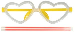 ARPEX Naočale Glow Stick srca koje svijetle u mraku za zabavu