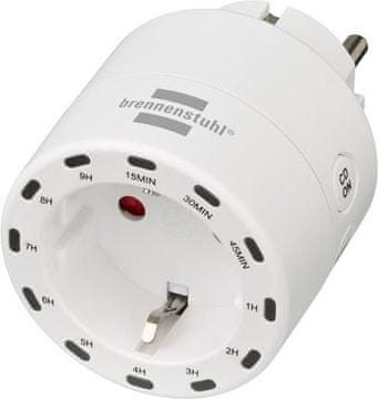 Brennenstuhl električni timer bijeli 6AUTP-0075O, 1506130