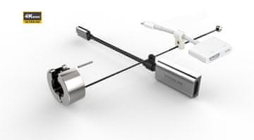 Vivolink PROADRING10S HDMI kabelski adapter srebrne boje