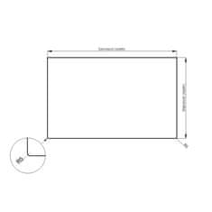 HPL kupaonska radna ploča za ormarić 100 cm 102x49 cm Snjeguljica (8685SU)