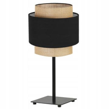 Stolna noćna lampa s abažurom boho jute 20 cm