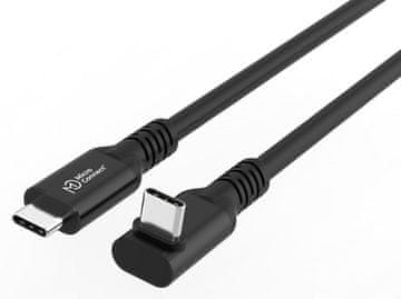 MicroConnect MC-USB3.2CC1-FA USB C 3.2 Gen 2x2 kabel 1 m crne boje