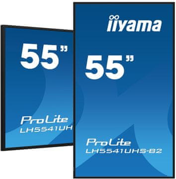 iiyama LH5541UHS-B2 Kiosk 54,6" 4K 500cd LCD zaslon 24/7