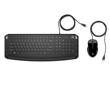 HP Pavilion 200 KB+M USB žičani crni komplet