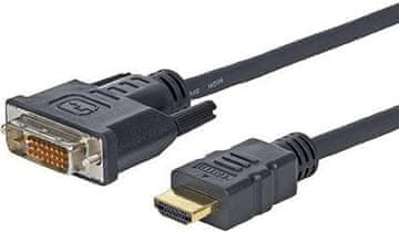 Vivolink PROHDMIDVI1 Kabelski adapter 1m HDMI DVI-D Crni