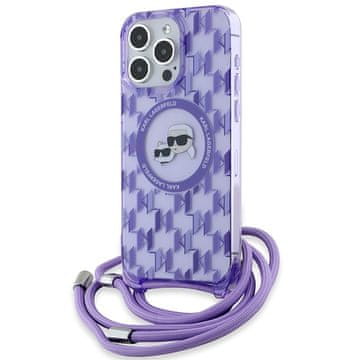 Karl Lagerfeld MagSafe ljubičasta maskica za iPhone 15 Pro