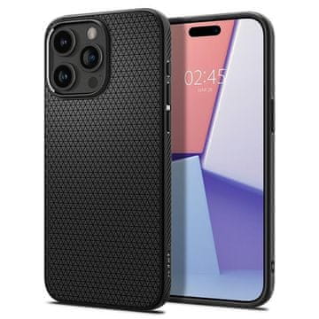 Spigen Liquid Air maskica za iPhone 15 Pro crna