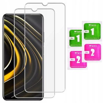 2x kaljeno staklo za xiaomi poco M3 9H2-pakiranje | 2-pakiranje