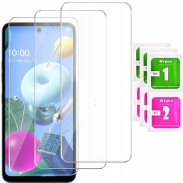 3X 9H kaljeno staklo zaštitno za ekran za LG K62 | 3-PAKIRANJE