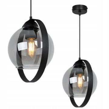 GH MODERNA VISEĆA LAMPA OD STAKLENOG PRSTENA
