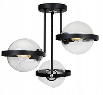 GH MODERNA VISEĆA LAMPA OD STAKLENOG PRSTENA