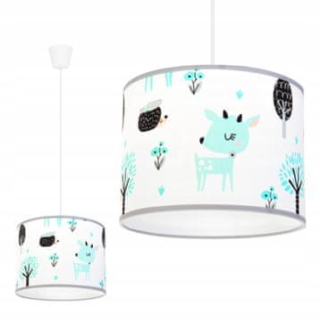 Viseća stropna svjetiljka loft za djecu, abažur bambi